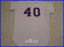 George Stone 1975 Mets Game Used Jersey Road Gray size 44 #40 1973 Mets NL Champ