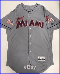 Giancarlo Stanton Miami Marlins Game Used Worn Jersey 2016 MLB Authenticated