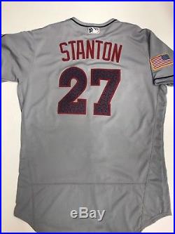 Giancarlo Stanton Miami Marlins Game Used Worn Jersey 2016 MLB Authenticated
