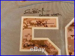 Grant Balfour 2014 Tampa Bay Rays game used jersey Memorial Day USMC camo style