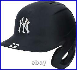 Greg Allen New York Yankees Player-Issued #22 Navy Batting Helmet Item#11752849