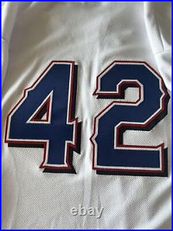 Greg Golson Team Issued Texas Rangers Jersey April 15, 2009 Jackie Robinson Day