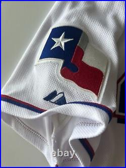 Greg Golson Team Issued Texas Rangers Jersey April 15, 2009 Jackie Robinson Day