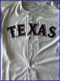 Greg Golson Team Issued Texas Rangers Jersey April 15, 2009 Jackie Robinson Day