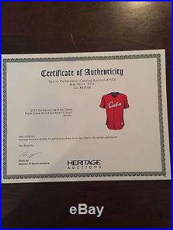Guillermo Heredia Game Used/Worn Cuba World Classic Jersey Seattle Mariners