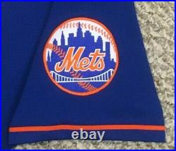 HEREDIA size 44 #15 2020 New York Mets game used jersey home blue SEAVER 41 MLB
