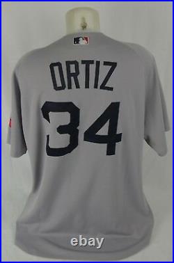HOF David Ortiz 2011 Road Game Used Worn Boston Red Sox Jersey WithCOA