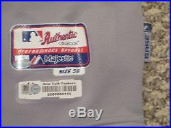 HOT PRICE CC Sabathia 2015 Yankees Game Jersey Road patch Steiner MLB
