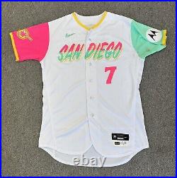 Ha-Seong Kim San Diego Padres Game Used Worn Jersey 5 Games 26th HR MLB Auth