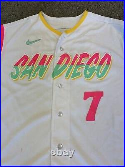 Ha-Seong Kim San Diego Padres Game Used Worn Jersey 5 Games 26th HR MLB Auth