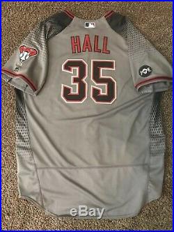 Hall Game Issued Authentic Diamondbacks Jersey WithCOA