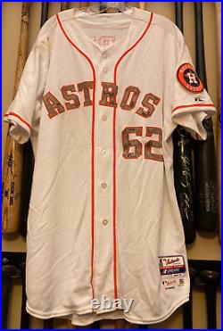 Hector Ambriz 2013 Astros Memorial Day Game Used Jersey MLB Authenticated