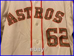 Hector Ambriz 2013 Astros Memorial Day Game Used Jersey MLB Authenticated