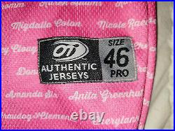 Hector Rodriguez 2023 Daytona Tortugas Pink game used worn jersey Cincinnati Red