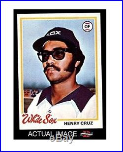 Henry Cruz 1978 Chicago White Sox Game Used Worn Road Jersey