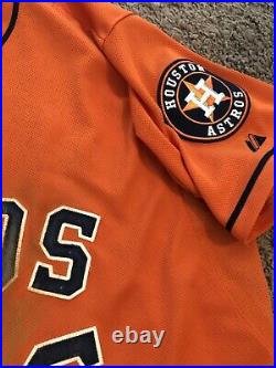 Houston Astros Jake Marisnick Game Used Jersey Mike Fiers No Hitter 8/21/15 Holo