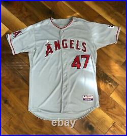 Howie Kendrick 2014 ANGELS Game-Worn Road ALDS Jersey #47 Used Uniform! MLB LOA