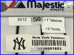 IVAN NOVA size 50 2012 Yankees GAME USED Jersey OPENING DAY PINSTRIPES MLB HOLO