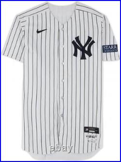Ian Hamilton New York Yankees Game-Used #71 White Pinstripe Jersey Item#13119928