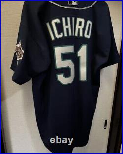 Ichiro 2001 Seattle Mariners game-used Jersey