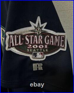 Ichiro 2001 Seattle Mariners game-used Jersey