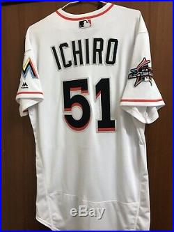 Ichiro Suzuki 2017 Game Used Jersey Hit #3,060 Ties Craig Biggio 22nd All Time