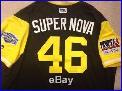 Ivan Nova Supernova Pirates Game Worn Used Little League Classic Jersey MLB Holo