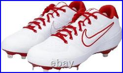 J. T. Realmuto Phillies Player-Issued White & Red Nike Cleats 2021 MLB Season