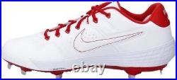 J. T. Realmuto Phillies Player-Issued White & Red Nike Cleats 2021 MLB Season