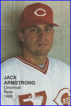 JACK ARMSTRONG 1988 Game Used JERSEY Cincinnati Reds ASG 1990 WS rare LOA