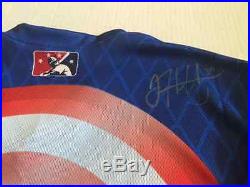 JACK FLAHERTY Signed Game Used Palm Beach Cardinals Jersey Captain American COA