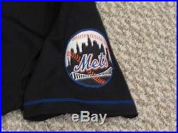 JASON ISRINGHAUSEN #44 1999 New York Mets Game Used jersey ALT BLACK MIEDEMA