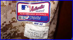 JOEY VOTTO 2014 Cincinnati Reds Camouflage Game Used Worn Jersey MLB Certified