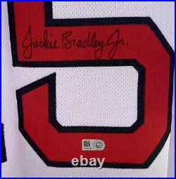Jackie Bradley Jr. Game Used Signed Jersey Boston Red Sox MLB 2016 Authenticated