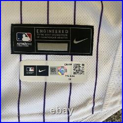 Jackie Robinson 42 Patch Colorado Rockies Game Issued Jersey 2022 Size 50