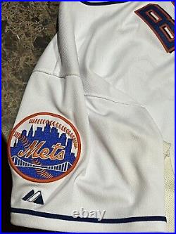 Jason Bay Ny Mets Game Worn Issued Used Signed 2012 Majestic Baseball Jersey