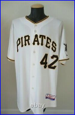 Jason Grilli Pittsburgh Pirates Majestic Team Issued Jersey Jackie Robinson Day