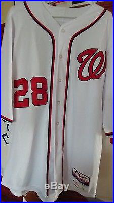 Jayson Werth game used jersey 2014 Washington Nationals MLB Holo COA