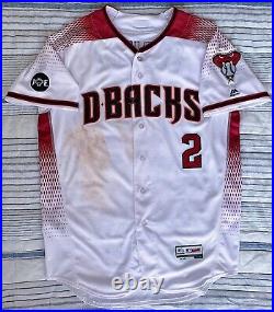 Jean Segura 2016 Arizona Diamondbacks Game Used Worn Jersey