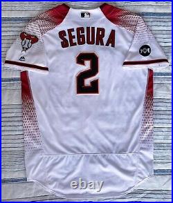 Jean Segura 2016 Arizona Diamondbacks Game Used Worn Jersey