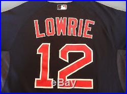 Jed Lowrie 2010 Boston Red Sox game used jersey MLB authenticated