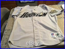 Jeff Bagwell 1995 Game Used Jersey Astrodome 30th Anniversary Patch