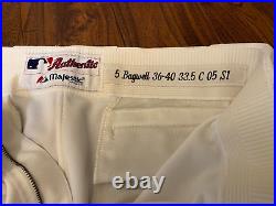 Jeff Bagwell 2005 Houston Astros Game Used Worn Home White Uniform Pants HOF
