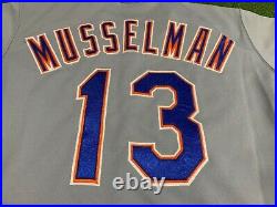 Jeff Musselman New York Mets 1989 Game Used Worn Baseball Jersey Blue Jays