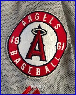Jered Weaver 2012 ANGELS Game-Worn Road Jersey #36 Game-Used Uniform! MLB LOA
