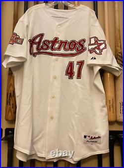 Jeremy Griffiths 2004 Houston Astros Game Used Jersey All Star Gm &Texas Patch