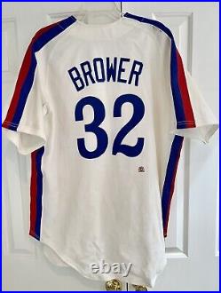 Jim Brower 9/15/02 Game Worn Used Signed Montreal Expos Jersey & Pants MLB Holo