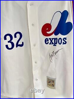 Jim Brower 9/15/02 Game Worn Used Signed Montreal Expos Jersey & Pants MLB Holo