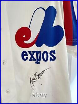 Jim Brower 9/15/02 Game Worn Used Signed Montreal Expos Jersey & Pants MLB Holo