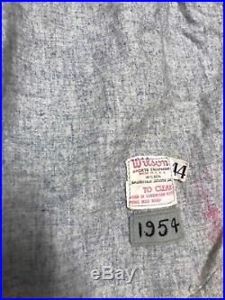 Jim Konstanty 1954 Philadelphia Phillies Game Worn Used Baseball Uniform Jersey